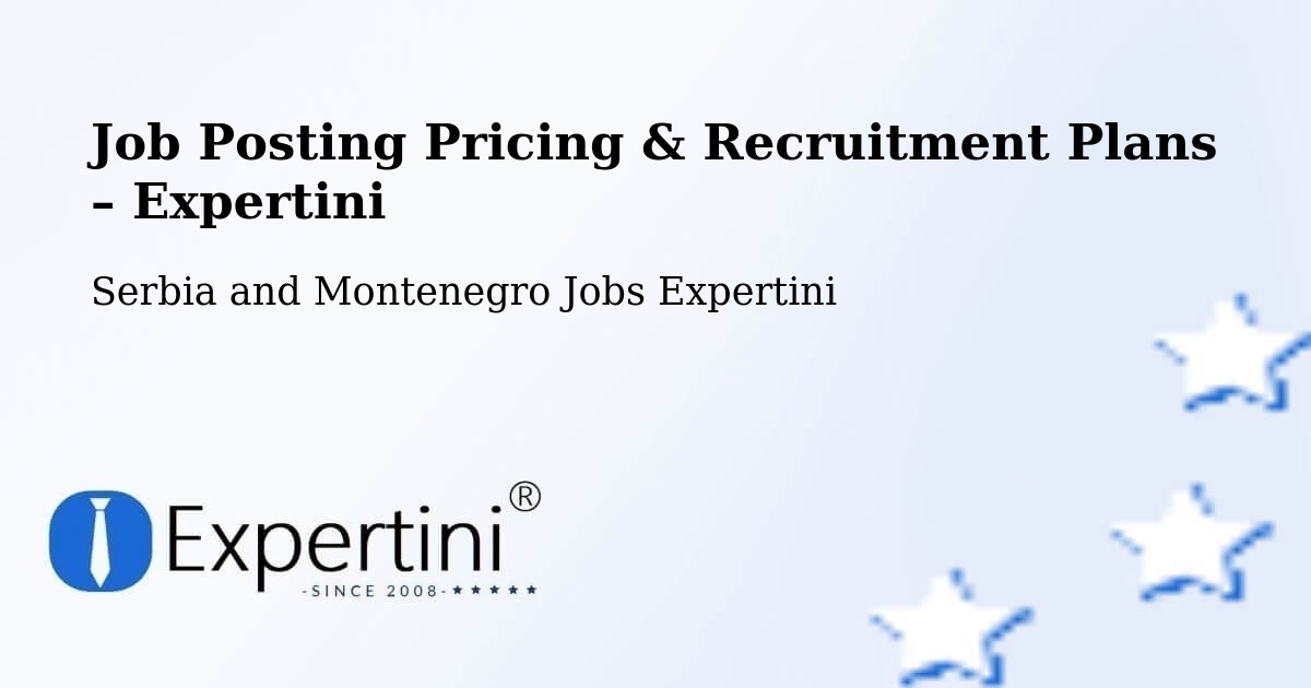 Job Posting Pricing & Recruitment Plans – Kerrobert - Kerrobert, Serbia and Montenegro Jobs Expertini